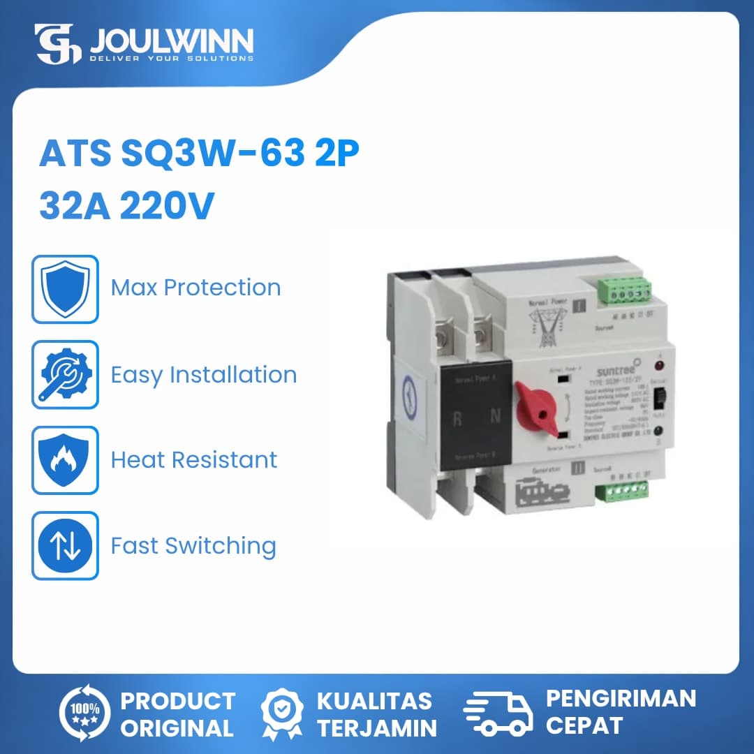 SUNTREE ATS SQ3W-63 2P 32A/40A/63A 220V — gambar 1 dari 1