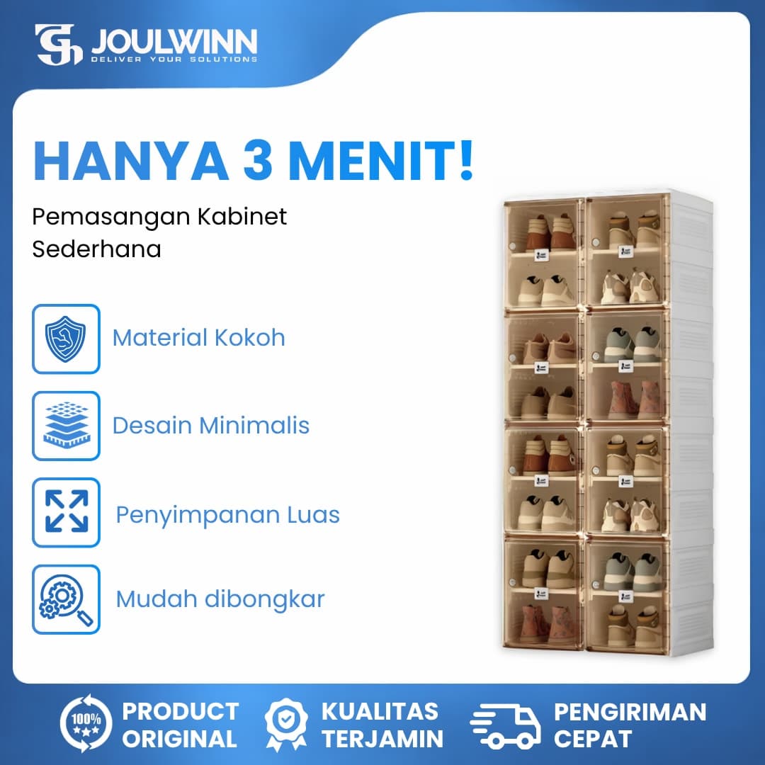 KABINET SEPATU LIPAT SEDERHANA ANTBOX 2 BARIS 16 SLOT