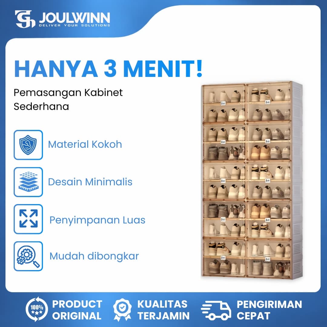 KABINET SEPATU LIPAT SEDERHANA ANTBOX 40 SLOT