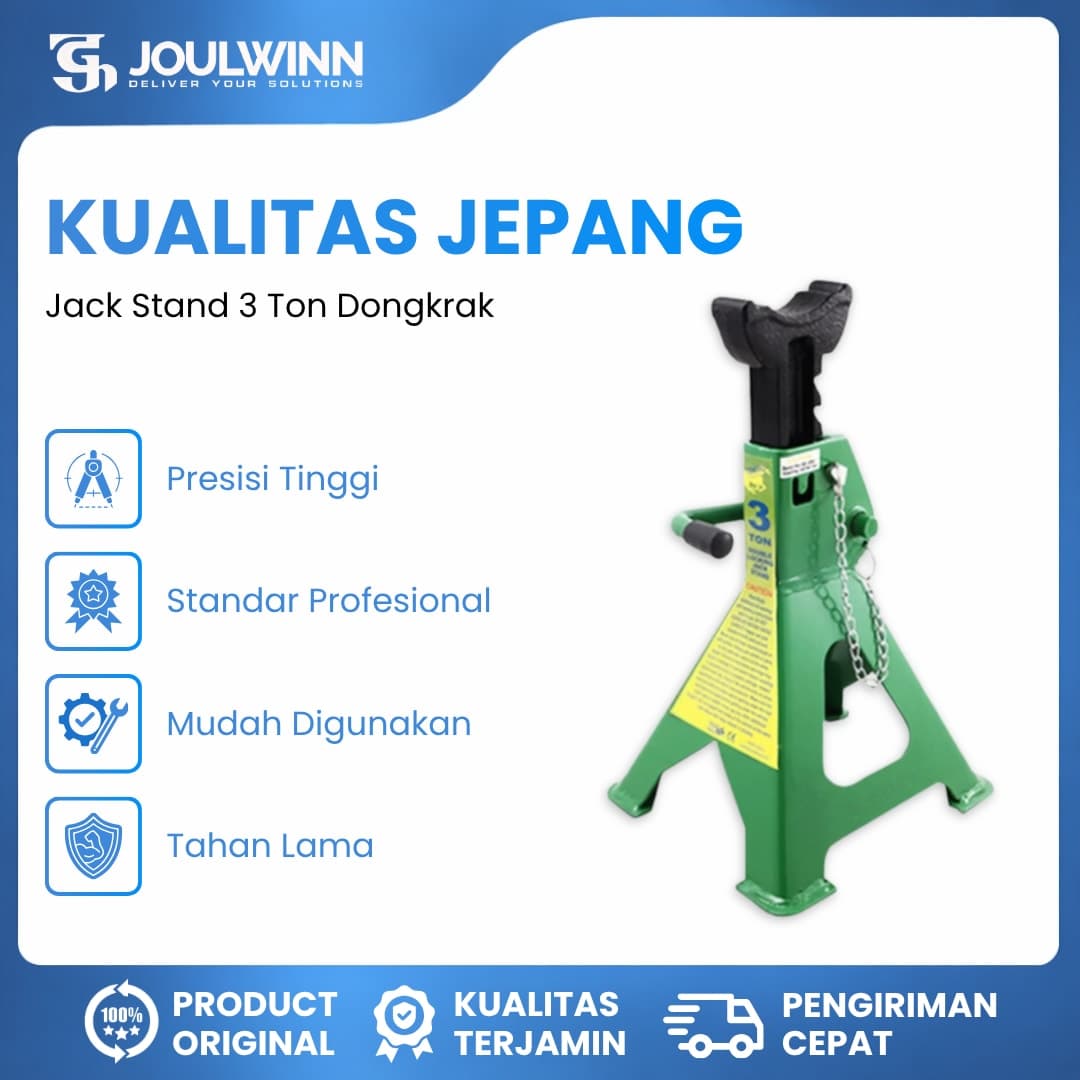 TEKIRO Jack Stand 3 Ton Dongkrak — gambar 1 dari 1
