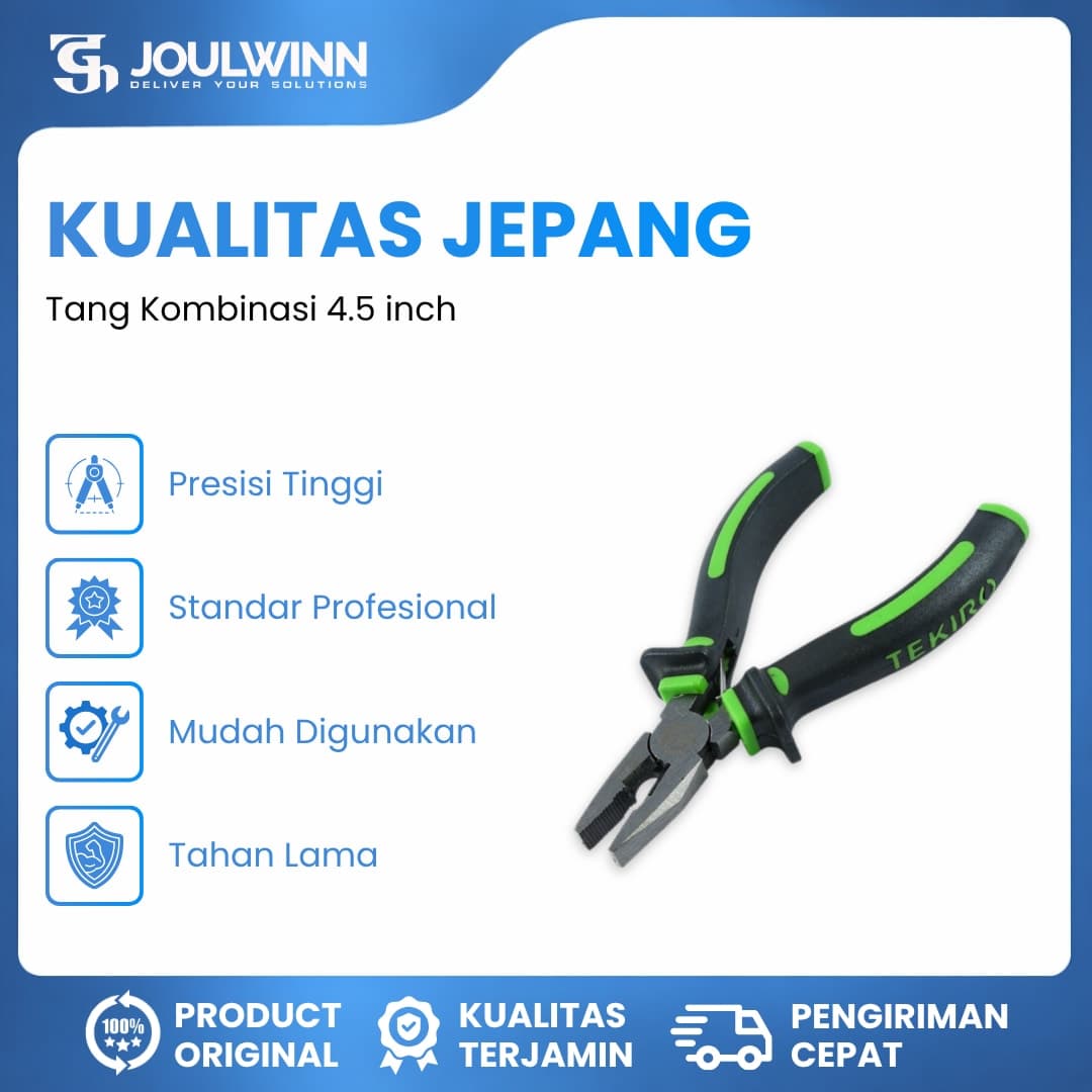TEKIRO Tang Kombinasi 4.5 inch — gambar 1 dari 1